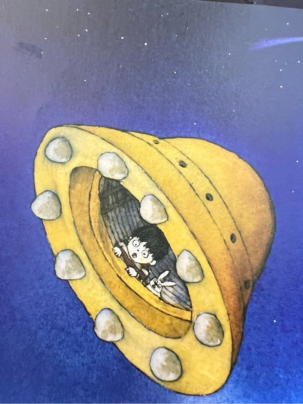 Vintage 1991 UFO Diary Paperback Alien Space Adventure  Book Satoshi Kitamura